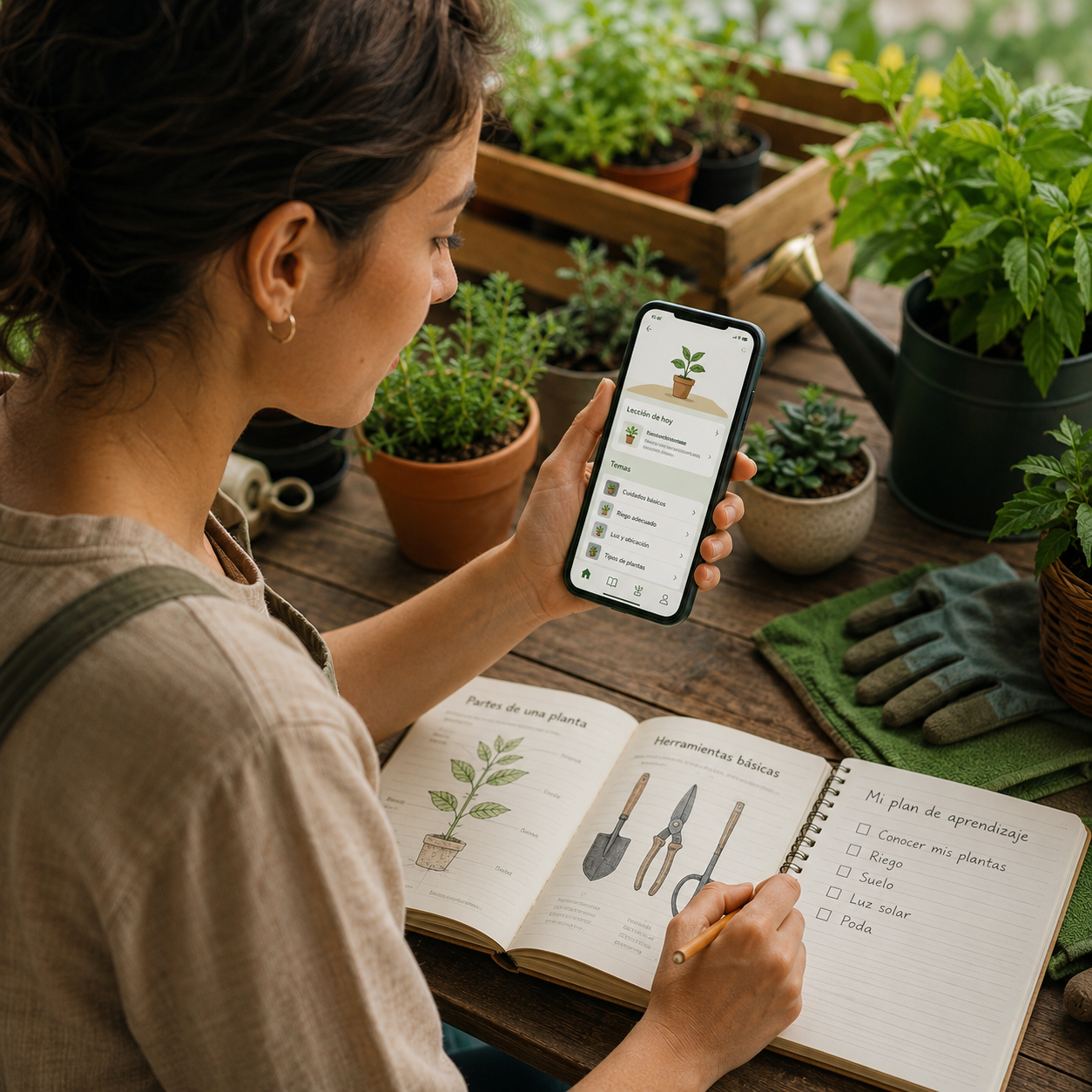 Aplicación para Aprender Jardinería desde Cero Gratis