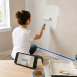 Aplicación para aprender pintura de casas paso a paso