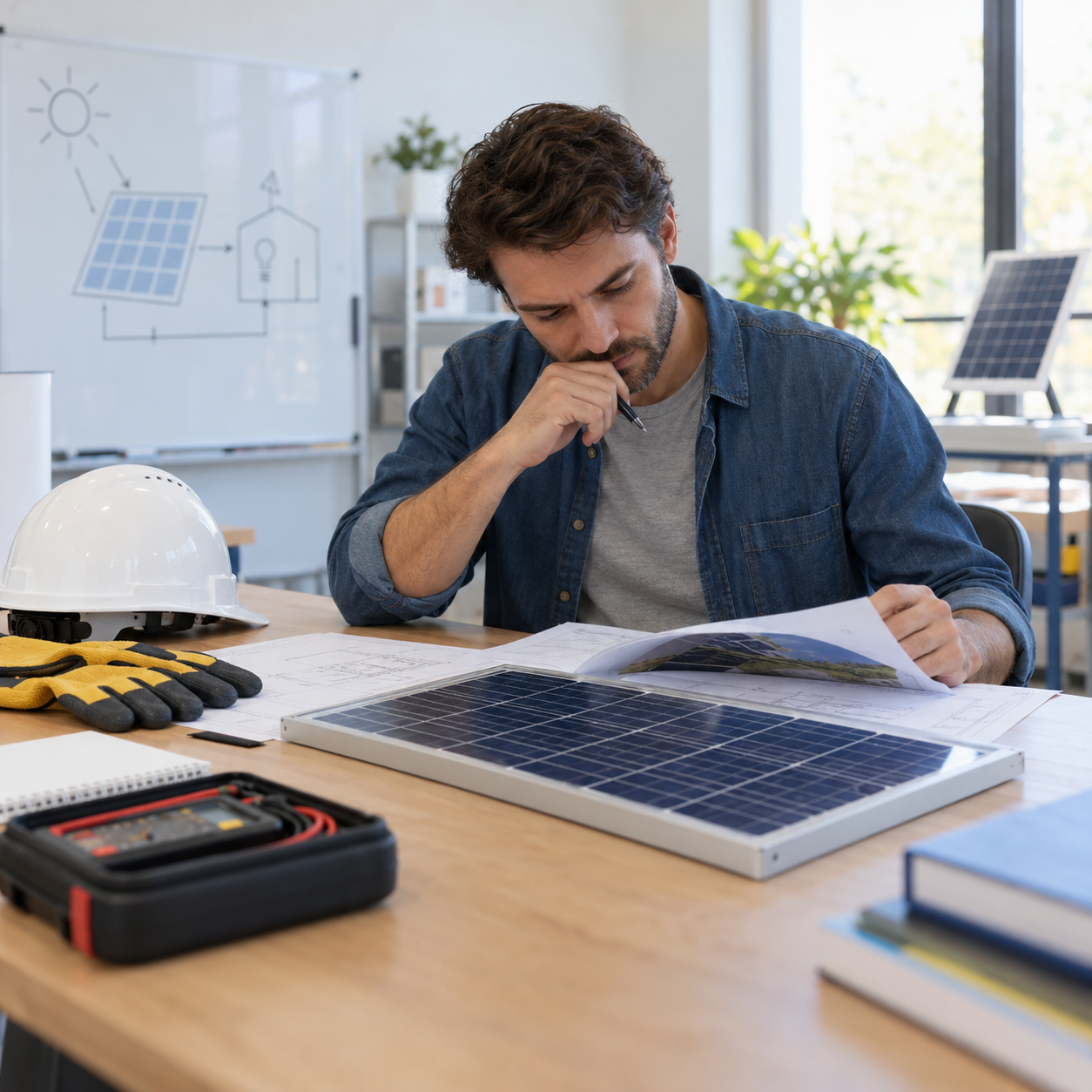 Instalación de paneles solares: guía para aprender